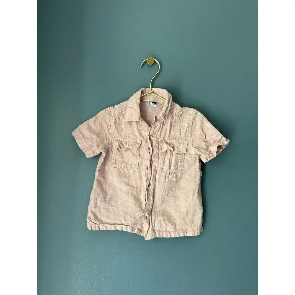 Old Navy Pink‎ Camp Shirt